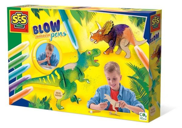 SES CREATIVE Airbrush Pens Blow Dinos