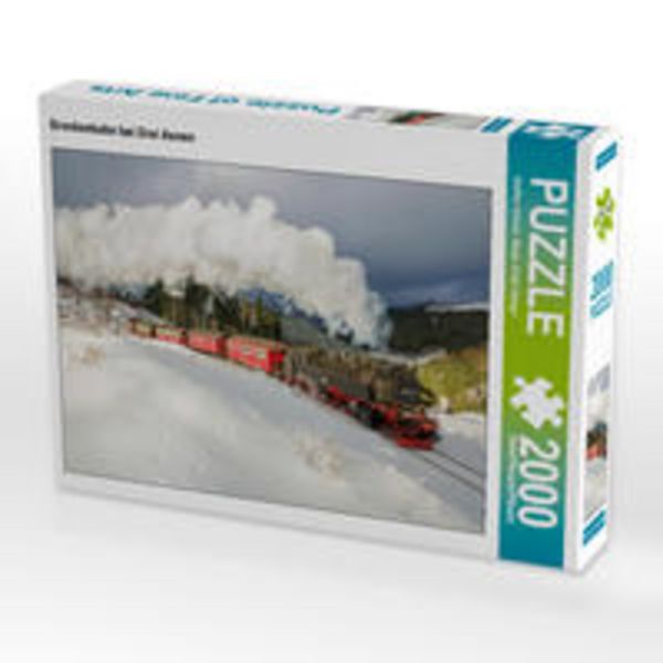 CALVENDO Puzzle Brockenbahn bei Drei Annen 2000 Teile Puzzle quer 2000 Teile Lege-Größe 90 × 67 cm Foto-Puzzle für glückliche Stunden