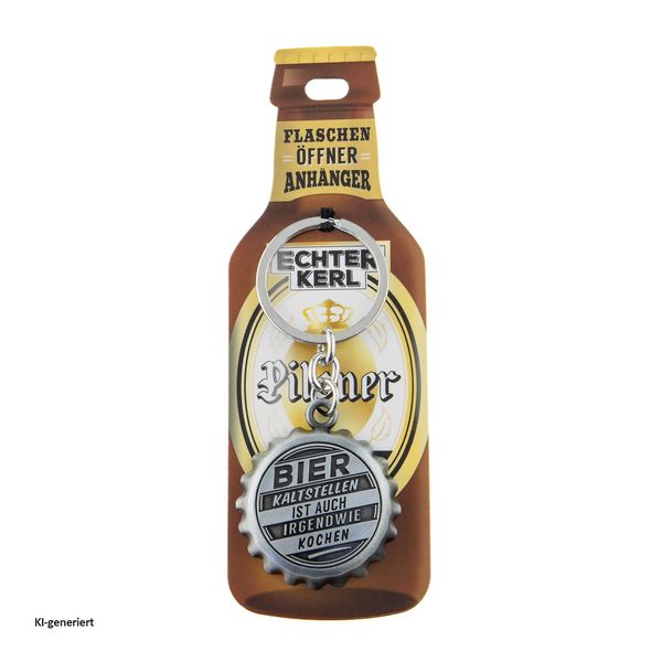 HTI-Living Echter Kerl Flaschenöffner Kaltes Bier Echter Kerl Flaschenöffner Kaltes Bier
