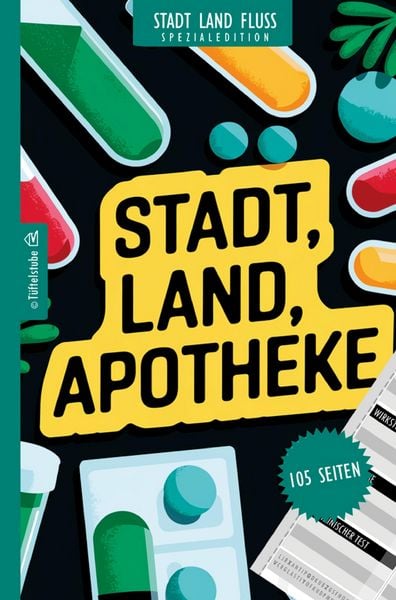 Stadt, Land, Apotheke - 105 Seiten - Stadt-Land-Fluss-Spezialedition für PTA & Apotheker