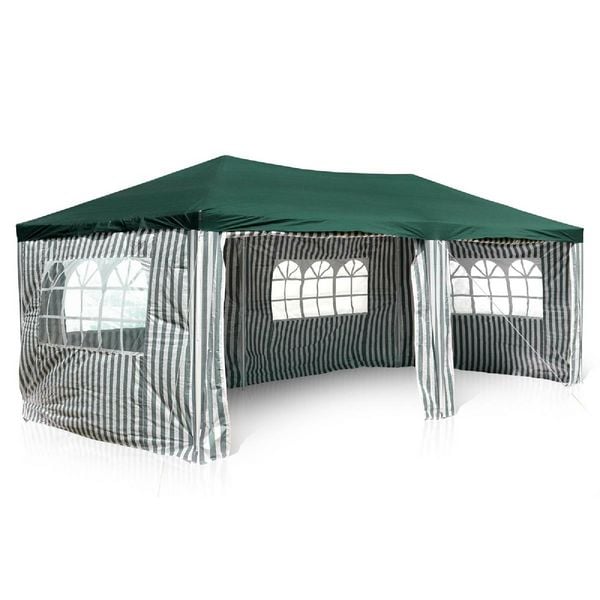 Pavillon Partyzelt Raucherzelt GRÜN 3x6m