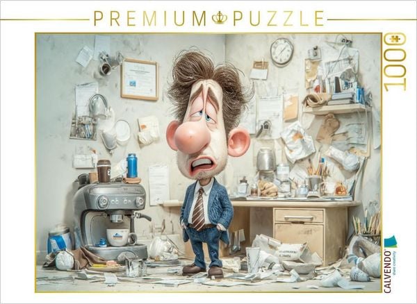 CALVENDO Puzzle Die Kaffeemaschine ist kaputt - bitte nicht ansprechen, ich bin in Trauer 1000 Teile Lege-Größe 64x48cm Foto-Puzzle für glückliche S