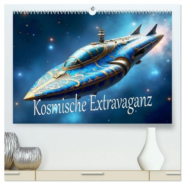 Kosmische Extravaganz (hochwertiger Premium Wandkalender 2026 DIN A2 quer), Kunstdruck in Hochglanz