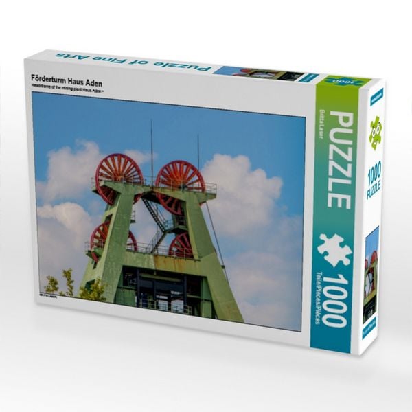 CALVENDO Puzzle Förderturm Haus Aden 1000 Teile Puzzle quer 1000 Teile Lege-Größe 64 × 48 cm Foto-Puzzle für glückliche Stunden