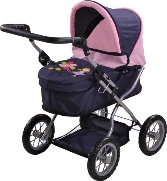 Knorrtoys 63494 - Puppenwagen First My Little Princess, klappbar, Schieberhöhe: 40-66cm
