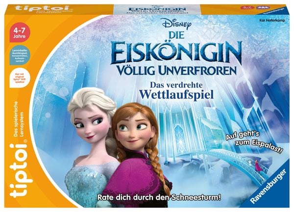 tiptoi® Disney Die Eiskönigin Völlig unverfroren: Das verdrehte Wettlaufspiel - ab 4 Jahre