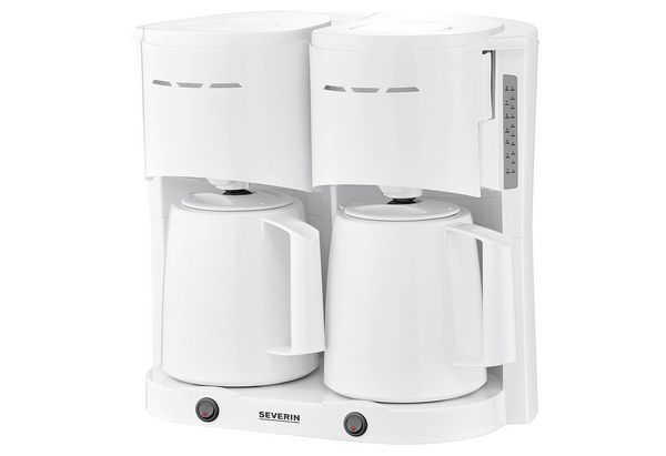 Severin KA 9314 Kaffeemaschine Weiß Fassungsvermögen Tassen=16 Isolierkanne