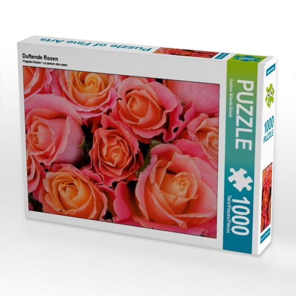 CALVENDO Puzzle Duftende Rosen 1000 Teile Lege-Größe 64x48cm Foto-Puzzle für glückliche Stunden