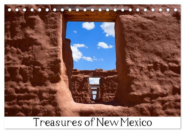 Treasures of New Mexico (Tischkalender 2027 DIN A5 quer), CALVENDO Monatskalender