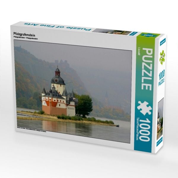 CALVENDO Puzzle Pfalzgrafenstein 1000 Teile Lege-Größe 64x48cm Foto-Puzzle für glückliche Stunden