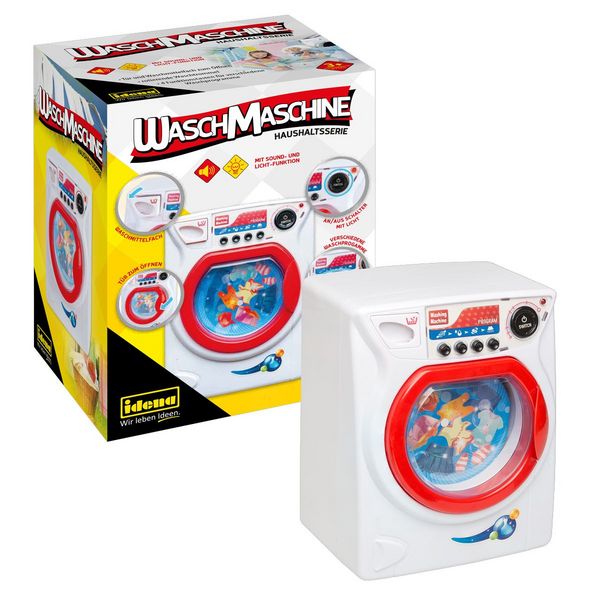 Idena Kinder-Waschmaschine mit Licht und Sound geschlossene Box