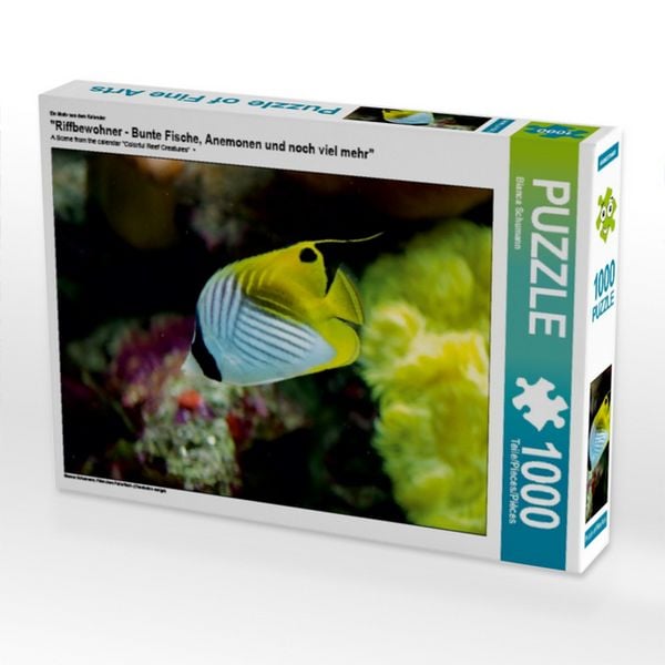 CALVENDO Puzzle Ein Motiv aus dem Kalender 'Riffbewohner - Bunte Fische, Anemonen und noch viel mehr' 1000 Teile Lege-Größe 64x48cm Foto-Puzzle für glückliche Stunden
