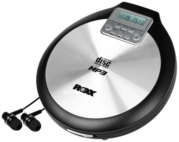 Roxx PCD 600 Tragbarer CD-Player CD, CD-R, CD-RW, MP3 Schwarz