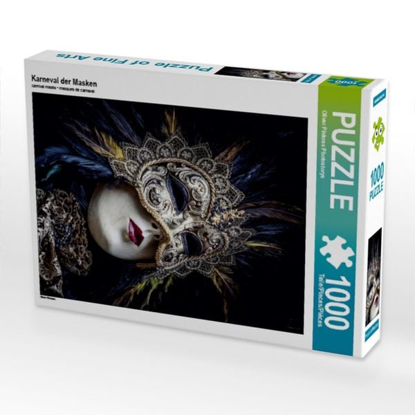 CALVENDO Puzzle Karneval der Masken 1000 Teile Lege-Größe 64x48cm Foto-Puzzle für glückliche Stunden