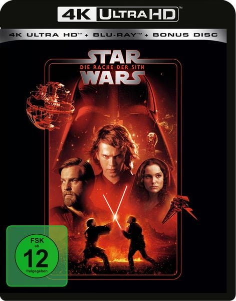 Star Wars Episode 3 - Die Rache der Sith (4K Ultra HD) (+ Blu-ray 2D) (+ Bonus-Blu-ray)