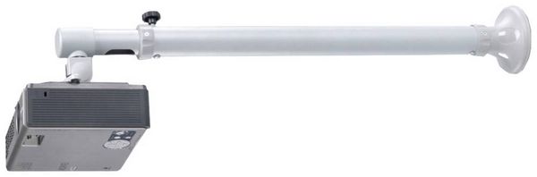 Neomounts BEAMER-W100SILVER Beamer-Wandhalterung Neigbar, Drehbar Wandabstand (max.): 123 cm Silber