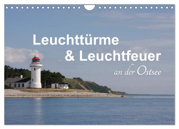 Leuchttürme und Leuchtfeuer an der Ostsee (Wandkalender 2026 DIN A4 quer), CALVENDO Monatskalender