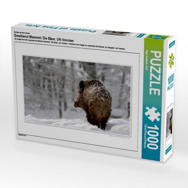 CALVENDO Puzzle Ein Motiv aus dem Kalender Emotional Moment: Die Eber. UK-Version 1000 Teile Lege-Größe 64x48cm Foto-Puzzle für glückliche Stunden