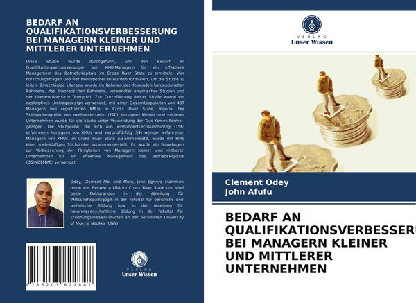 Bedarf An Qualifikationsverbesserung bei Managern Kleiner und Mittlerer Unternehmen