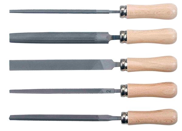 PEBARO 60 - Bastlerfeilen-Set, 5-tlg., Feilen-Werkzeugset