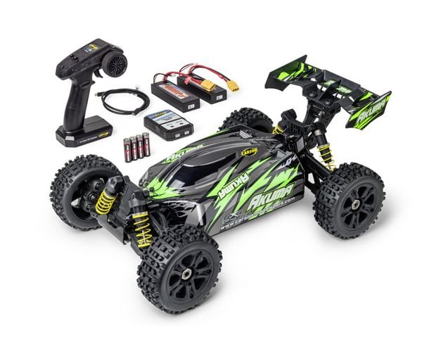 Carson Modellsport Akuma Buggy RTR Grün Brushless 1:8 RC Modellauto Buggy Allradantrieb (4WD) RtR