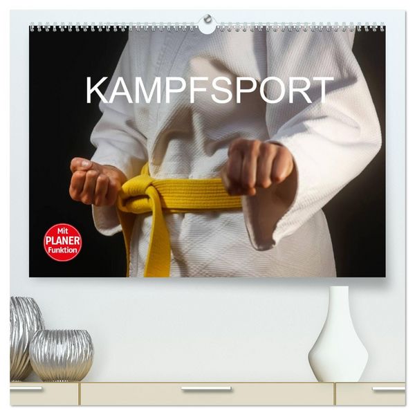 Kampfsport (hochwertiger Premium Wandkalender 2026 DIN A2 quer), Kunstdruck in Hochglanz