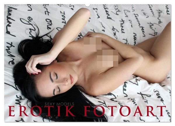 Erotik Fotoart Sexy Models (Wandkalender 2026 DIN A2 quer), CALVENDO Monatskalender