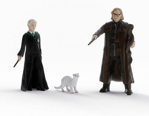 schleich Wizarding World Harry Potter Mad Eye Moody & Draco Malfoy mit Frettchen
