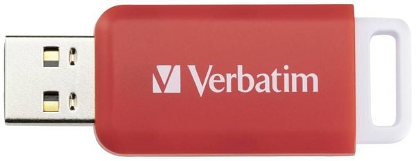 Verbatim V DataBar USB 2.0 Drive USB-Stick 16 GB Rot 49453 USB-A (USB 2.0)