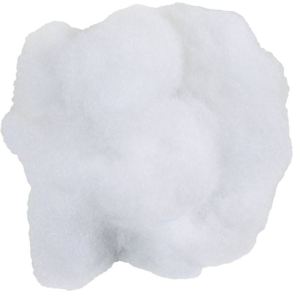 Creativ Company Füllmaterial für Kuscheltiere, Weiß, 50 g