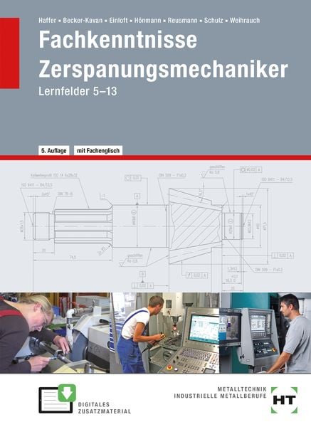 EBook inside: Buch und eBook Fachkenntnisse Zerspanungsmechaniker
