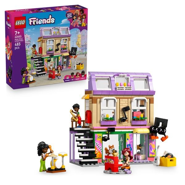LEGO Friends 42653 Musikladen & Wohnung, Kinder Spielzeug