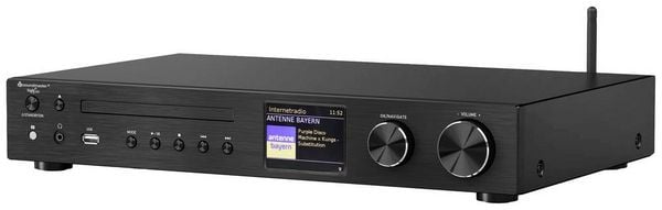 Soundmaster ICD4350SW CD-Player Schwarz WLAN, DAB+, CD-Player, Bluetooth®, Internetradio