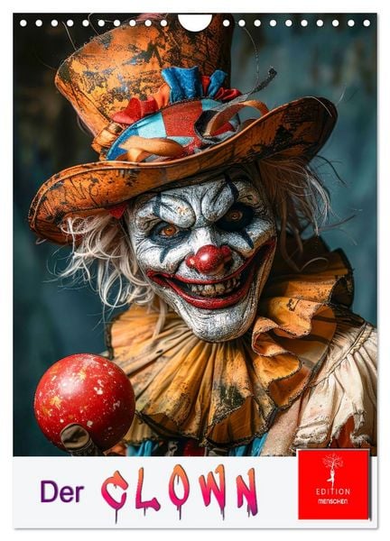 Der Clown (Wandkalender 2026 DIN A4 hoch), CALVENDO Monatskalender