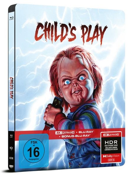 Chucky – Die Mörderpuppe - Limitiertes SteelBook (4K Ultra HD+ Blu-ray+ Bonus-Blu-ray)