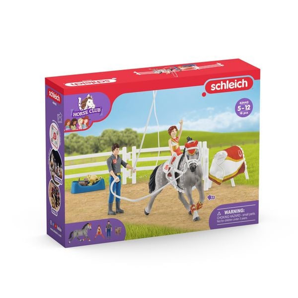 schleich Horse Club Mias Voltigier Reit Set