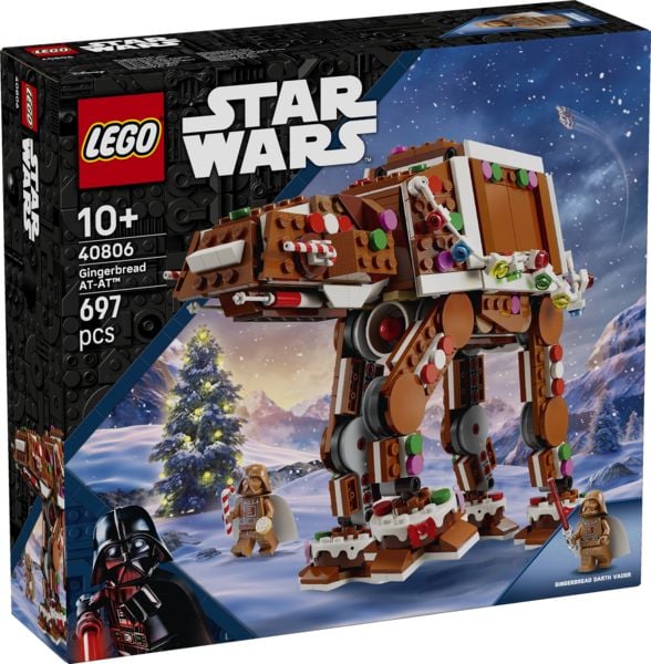 LEGO® Star Wars™ Lebkuchen AT-AT™ (40806); weihnachtliches Bauset; Geschenkidee für Fans