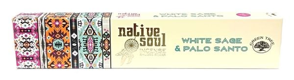 Räucherstäbchen Green Tree Native Soul 'White Sage & Palo Santo' 15gr.