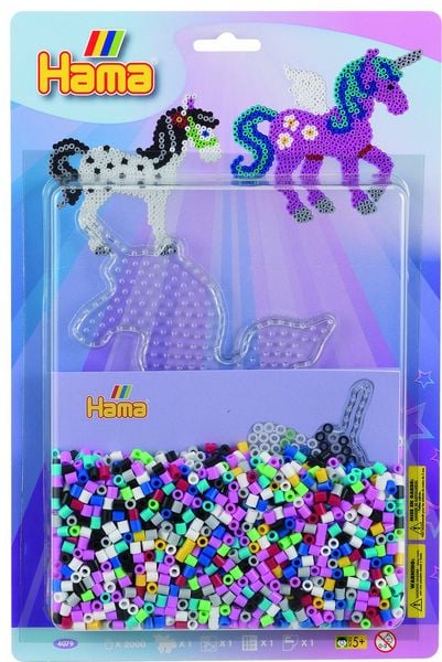 Hama® Bügelperlen Blister Pegasus 2.000 Stück.