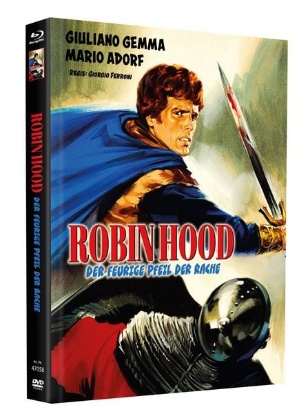 Robin Hood - Der feurige Pfeil der Rache - Mediabook - Cover E - Limited Edition auf 99 Stück (Blu-ray+DVD) (+ Bonus-DVD)