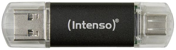 Intenso Twist Line USB-Stick 128 GB Anthrazit 3539491 USB-A, USB-C®, USB-A (USB 3.1 Gen 1)