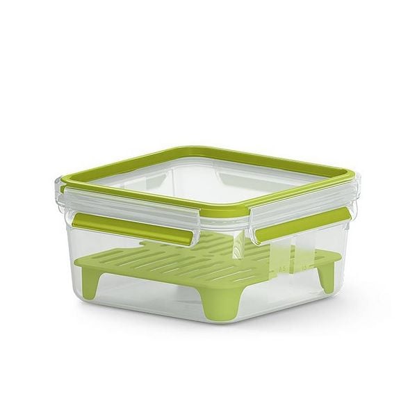 EMSA Sandwichbox XL 1,3 L 16,3 × 16,3 × 8,5 Sandwichbox XL 1,3 L 16,3 × 16,3 × 8,5