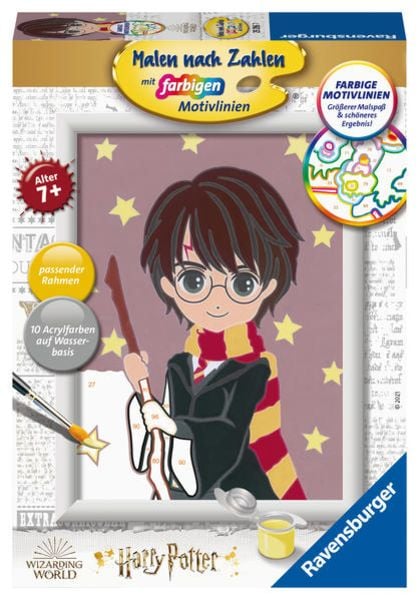 CreArt, Malen nach Zahlen Kinder Harry Potter - Harry