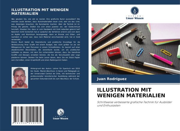 Illustration mit Wenigen Materialien