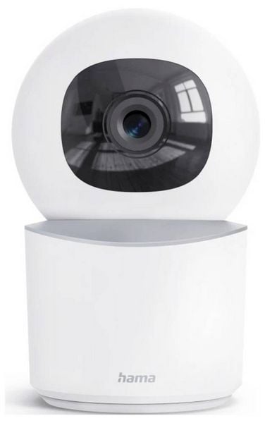 Hama Smarte Überwachungskamera, WLAN, innen, Aufzeichnung, schwenkbar, Full-HD 00176652 Kabellos IP Überwachungskamera
