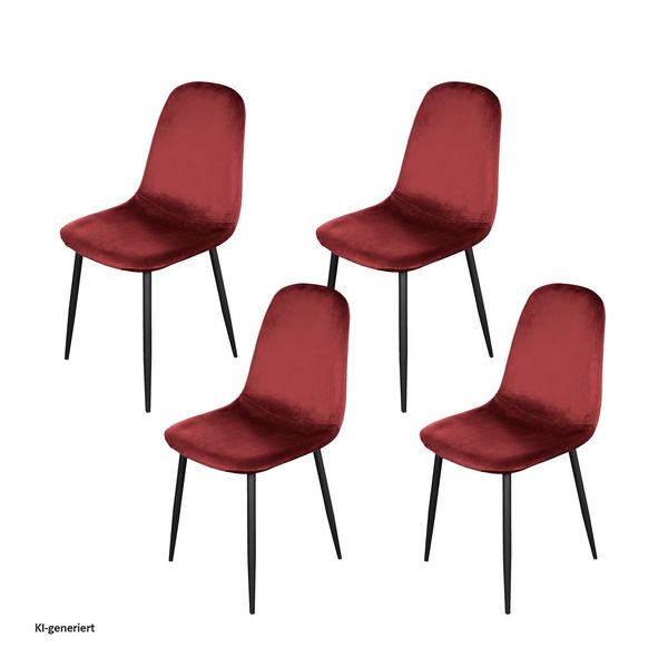 HTI-Living 4er Set Stühle Atlanta 4er Set Stühle Atlanta