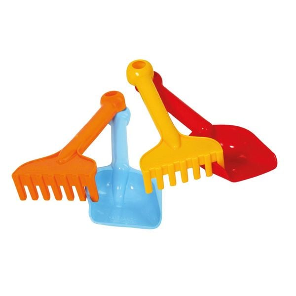 Schaufel und Rechen Set sortiert mehrfarbig 22x9x5,5cm 2 Teile