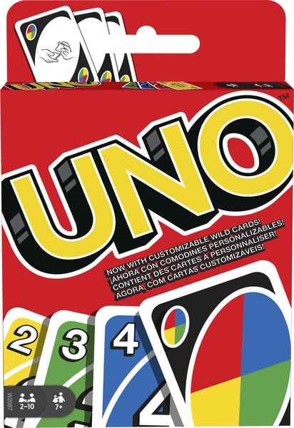Mattel Games UNO Kartenspiel, Gesellschaftsspiel, Familienspiel, Kinderspiel