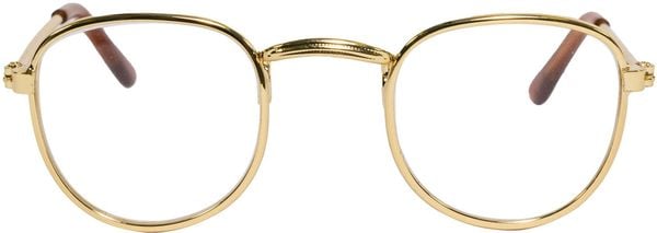 Puppen-Lesebrille, gold