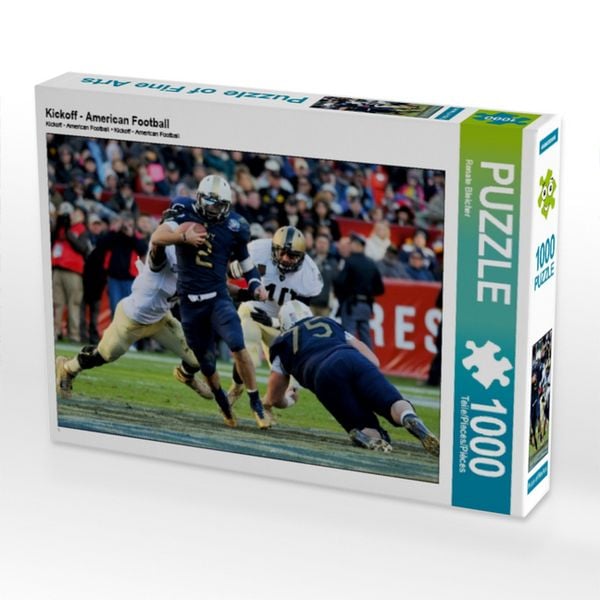 CALVENDO Puzzle Kickoff - American Football 1000 Teile Lege-Größe 64x48cm Foto-Puzzle für glückliche Stunden